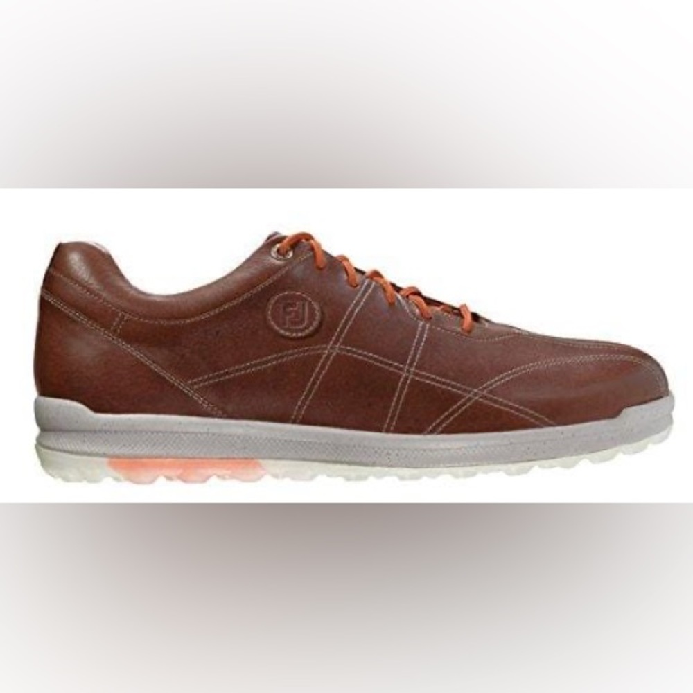 FootJoy Versaluxe Spikeless Golf Shoes Brown Leather Men's Size 11